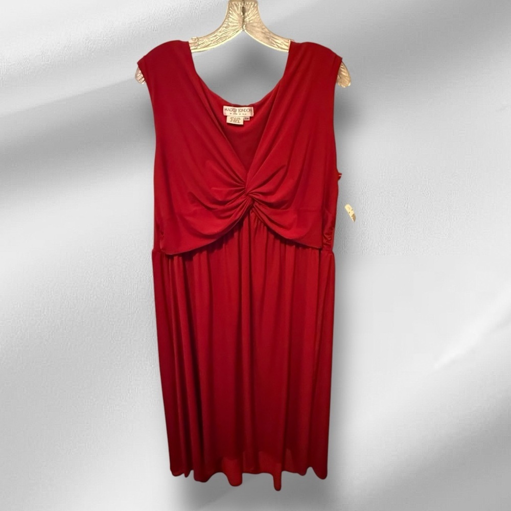 Maggy London Woman Red Dress nwt